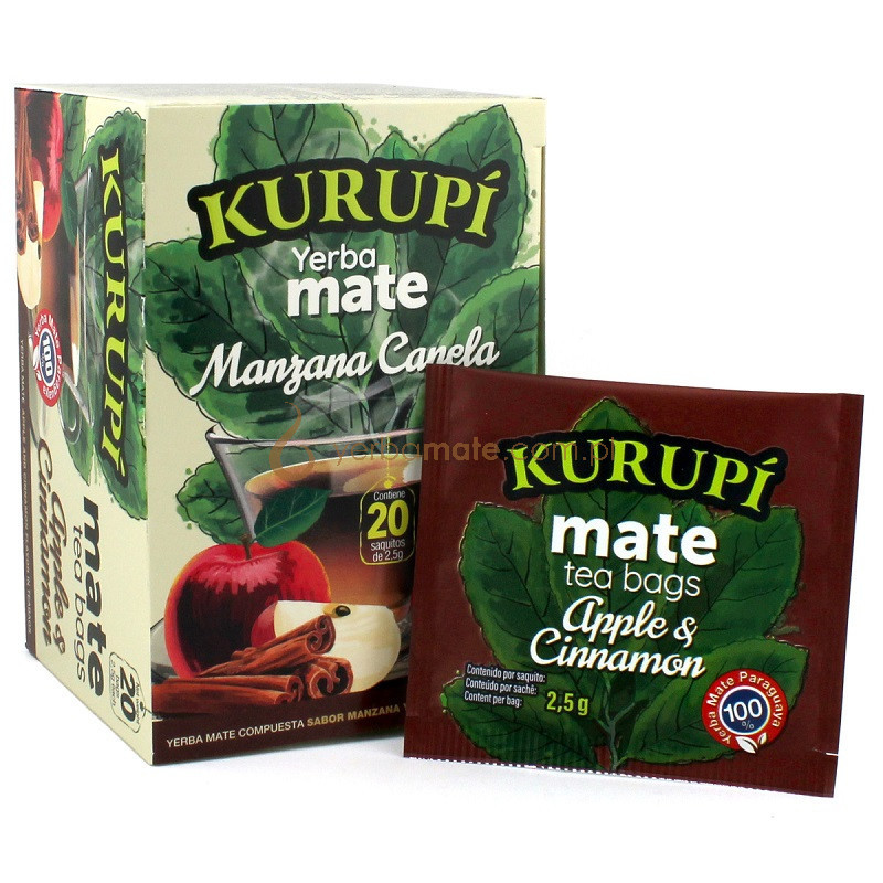 Kurupi Cocido Apple & Cinnamon 20 x 2,5g